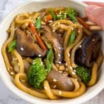 Vegan Udon Noodle Stir Fry Recipe