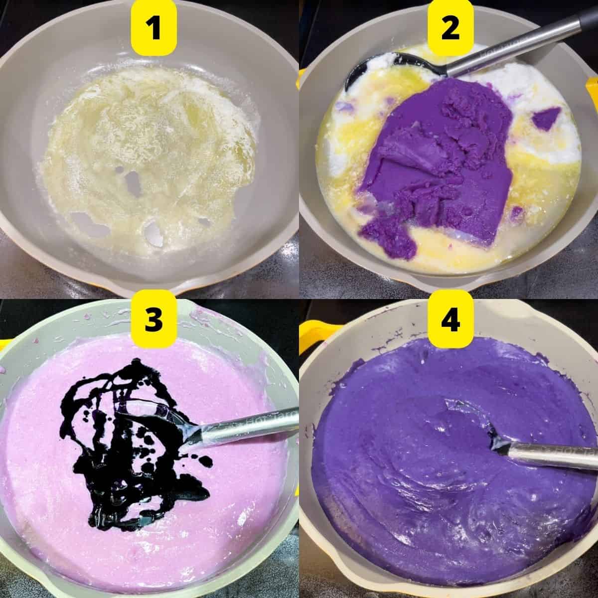 Step by step procedure on how to cook the best ube halaya jam.